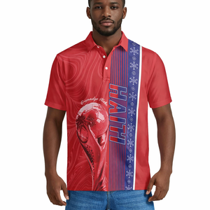 Polo de Mayoreo de Primera Calidad para Fanáticos del Fútbol Haitiano, Mundial 2026, Polo de la Selección Haitiana - Product Image 4