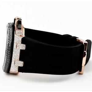 นาฬิกาควอตซ์จากรังสีที่มีการออกแบบเพชรโมอิสแบบเต็มรูปแบบแสดงให้เห็นถึงความหรูหราความงามที่มีคุณภาพระดับพรีเมียมและมีความแม่นยำสูง - Product Image 4