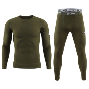 Ensemble de sous-vêtements thermiques pour sports de plein air DF ESDY 157, en polaire épaisse pour hommes, nouvelle collection respirante, vêtements d'hiver anti-froid - Product Image 1