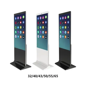 32 43 50 55 Preço barato Android 65 polegadas Standalone Indoor Digital Signage Display Quiosque Lcd Digital Signage Display