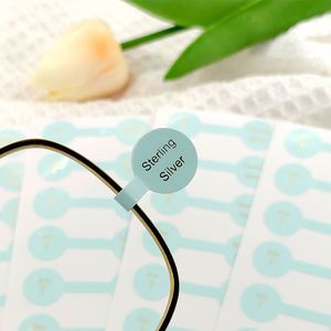 Etiqueta Adhesiva Personalizada con Logotipo de Moda para Anillos, Collares, Gafas, Joyería, Etiqueta de Precio para Impresora Térmica o de Códigos de Barras - Product Image 3