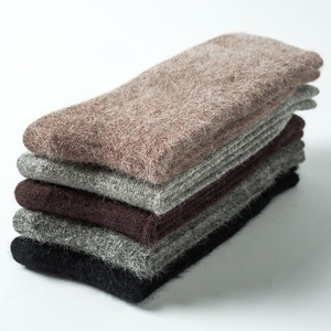 High Quality Winter Angora <strong>Cashmere</strong> Rabbit Super Soft Thick Warm Merino <strong>Men</strong> Wool <strong>Socks</strong> - Product Image 1