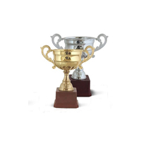Trophée personnalisé en métal imprimé UV artisanat trophée de coupe nouveau bronze doré fer laiton sport Logo modèle Souvenirs