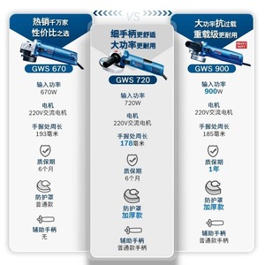เครื่องเจียรไฟฟ้าบ๊อช 720W มอเตอร์ระดับมืออาชีพ กำลังสูง ทนทาน สำหรับงานตัดและขัด - Product Image 3
