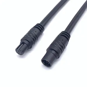 Car Recorder Camera Video Signal 24awg Mini 10pin Male To Female 10 Pin Din Connectors Automobile Signal Extension Cable