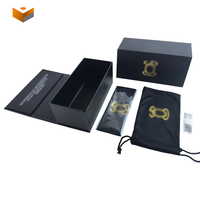 Boîte à lunettes de soleil personnalisée avec couvercle rabattable, ensemble de boîtes en carton rigide, coffret cadeau pour lunettes, kit d'emballage complet d'accessoires