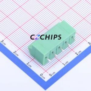 KF250NH-5.0-5P Spring Terminal Block Through hole Component (THT),P=5mm Connector 1x5P 5mm Green 5P - Product Image 2