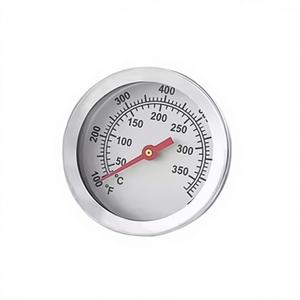 Thermomètres de barbecue analogiques en acier inoxydable bimétallique de 2 pouces pour barbecue - Product Image 2