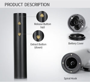 Innovadores dispositivos baratos <span class=keywords><strong>2023</strong></span> recién llegados vino inalámbrico a batería sacacorchos eléctrico abrebotellas todo plástico - Product Image 2