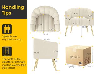 Moderno cómodo <span class=keywords><strong>Beige</strong></span> sofá individual sillón de gran tamaño calabaza terciopelo tapizado barril silla para sala de estar sofá Seccional de <span class=keywords><strong>tela</strong></span> - Product Image 2