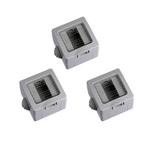 Ensemble de 3 boîtiers de jonction Gloca 1P IP55 en plastique pour la série Matix - Product Image 1