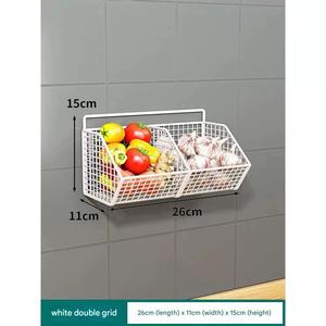 WS08 - Estante de Almacenamiento para Ajo y Jengibre, Cesta para Condimentos de Pared, Gran <span class=keywords><strong>Venta</strong></span> Transfronteriza - Product Image 5