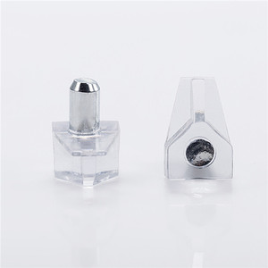 Şeffaf 5MM dolap raf desteği Peg cam raf aparatı mobilya dolap dolabı plastik raf pimi destekler - Product Image 4