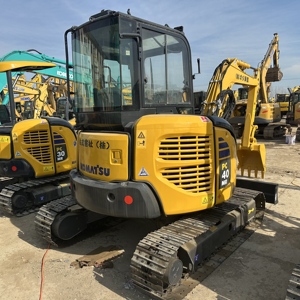 รถขุดขนาดเล็ก Komatsu PC40MR มือสอง 4 ตัน ของแท้จากญี่ปุ่น ชั่วโมงการใช้งานต่ำ รถขุดไฮดรอลิกแบบตีนตะขาบสำหรับขาย - Product Image 2