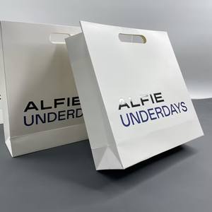 Bolsas de Regalo Ecológicas a Precio de Fábrica, Bolsas de Papel de Lujo con Asas Troqueladas y Estampado en Relieve Personalizado con Logotipo Impreso - Product Image 4