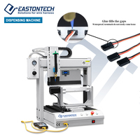 Machine de distribution automatique de liquides à 3 axes de type banc de travail EW-9060 avec option de rotation, robot distributeur de colle haute précision