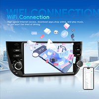 Radio Mobil Android 6.2 inci, Pemutar Multimedia untuk Fiat Punto, Wireless Carplay, Bluetooth, Navigasi GPS, Head Unit Stereo Mobil