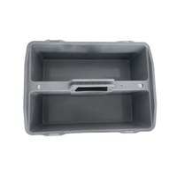Chariot de nettoyage avec seau à serpillière, chariot de ménage, chariot à outils, avec poignée