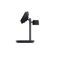 Station de charge sans fil 3-en-1 PowerQi pour appareils, chargeur magnétique pliable de la taille d'une paume, support de charge 25W en aluminium pour iPhone