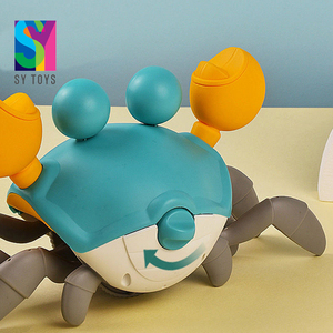 SY phim hoạt hình động vật đi bộ gió lên con cua tắm đồ chơi nước kích hoạt nhựa gió lên phong cách cho trẻ em thời gian tắm chơi - Product Image 5