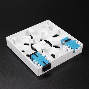 台式光纤盒室内壁挂式迷你<span class=keywords><strong>2</strong></span>芯FTTH光纤终端盒86面板盒<span class=keywords><strong>2</strong></span>端口迷你玫瑰塔 - Product Image 4