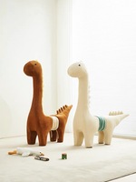 Tabouret enfant JS coloré et mignon en forme de dinosaure pour espace de jeu et de repos, doux et confortable, jouet créatif pour enfants pour le salon