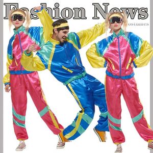 4ourcostumes - Conjunto de Pantalones y Chaqueta Deportiva de Moda de los 80s y 90s para Mujer, Disfraz de Carnaval, Disfraz de Halloween para Adultos - Product Image 6