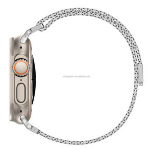 <span class=keywords><strong>สาย</strong></span>นาฬิกาสแตนเลสสตี<span class=keywords><strong>ล</strong></span>โลหะตาข่ายมิ<span class=keywords><strong>ล</strong></span>าเนสแบบหรูหราสำหรับ Apple Watch อั<span class=keywords><strong>ล</strong></span>ตร้าแบนด์49 46 44 45มม. <span class=keywords><strong>สาย</strong></span>นาฬิกาหรูหรา - Product Image 3