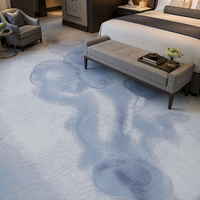 Tapis de chambre d'hôtel de luxe, design imprimé en nylon 3D personnalisé