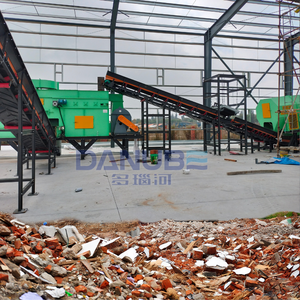 Machinerie de traitement des déchets, ligne de tri des déchets solides municipaux, machine à fabriquer des briques en plastique - Product Image 1