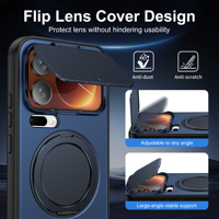 Coque de téléphone pour Xiaomi 17 Pro Max, coque de protection antichoc avec miroir magnétique pour Redmi Note 15 Pro, vente en gros, OEM