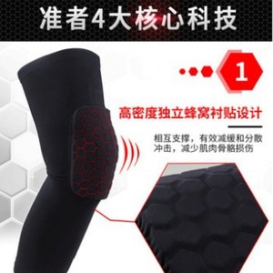 Knee Protector Single Knee <b>Pad</b> For Badminton <b>Running</b> With High Density Honeycomb Padding Support - Product Image 1