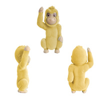 Figura de Chimpancé de Vinilo PVC Flocado, Juguete Promocional Publicitario