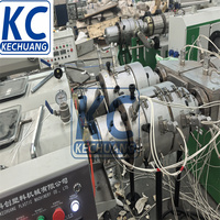 Kunststoffrohr-Herstellungsmaschine PVC-Rohr-Extrusionslinie PVC-Doppelrohr-Extrudiermaschine