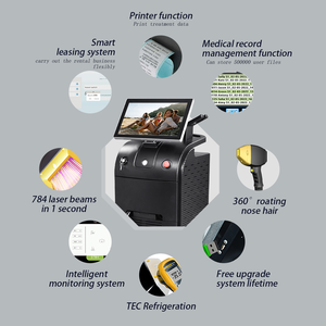 <span class=keywords><strong>Épilation</strong></span> au <span class=keywords><strong>laser</strong></span> diode professionnelle 808nm 755nm 1064nm Appareil pour tous les types de cheveux Refroidissement - Product Image 5
