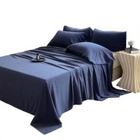 Nouvelle drap de lit plat en fibre de bambou, doux pour la peau, écologique, durable, respirant et absorbant l'humidité, idéal pour la maison