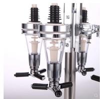 Distributeur de boissons à vin suspendu à 3 bouteilles, distributeur de boissons alcoolisées vertical rotatif, support pour verseur