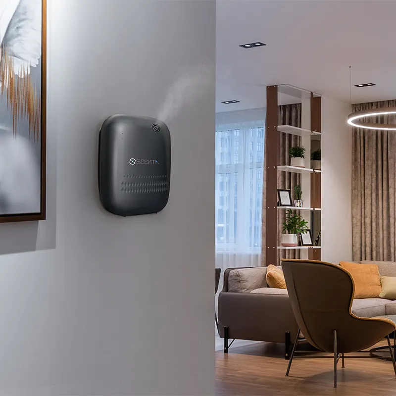 Scenta Luxe Smart Life Natuurlijke Geur Groot Gebied Hotel Aromatische Diffuser Aangepaste Bluetooth Elektrische Etherische Olie Diffuser