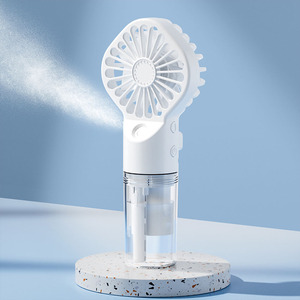 Ventilador de mano plegable con pulverizador para el cuello, superventas transfronterizo con cordón, aprobado - Product Image 6