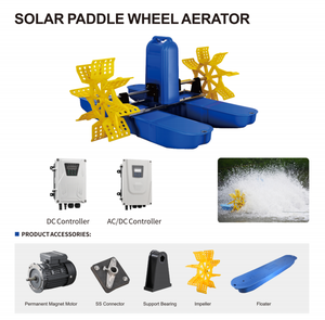 Oxygénateur solaire pour lacs à poissons, aérateur à roue à aubes solaire SSC4-96/1500, oxygénateur solaire SSC4-96/1500 - Product Image 4