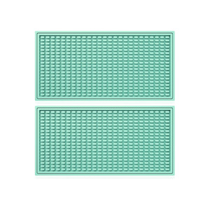 Recién llegado, accesorios de barra con logotipo personalizado, tamaño personalizable, alfombrilla de barra de PVC suave de silicona y alfombrilla de riel - Product Image 3