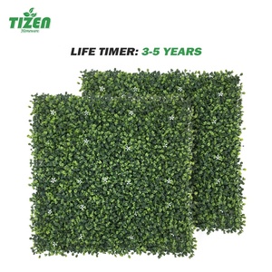 Tizen UV decorazione domestica erba finta all'aperto siepe giungla verticale verde appeso pianta artificiale erba parete - Product Image 2