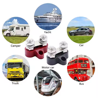 Jonction de puissance de bornier de barre omnibus M8 robuste pour la borne de batterie de bateau de camion de RV de voiture