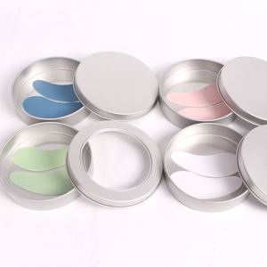 Patchs adhésifs réutilisables en gel de silicone pour le contour des yeux, éclaircissants, pour extensions de cils, effet anti-poches rose - Product Image 1