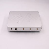 In-tel Core I3 i5 i7 caja industrial Triple pantalla PC integrado con GPIO RS232 RS485 dual LAN Fanless Industrial mini pc