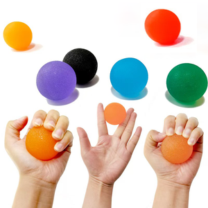 新品到着ラウンド<span class=keywords><strong>TPE</strong></span> & シリコーン手首ボールセラピーハンドマッサージ & ストレスリリーフグリップ指エクササイズボール - Product Image 1