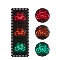 Feu de signalisation LED extérieur anti-vieillissement pour véhicules et vélos, avec lentille de 300 mm, pour projets d'intersections à grande échelle