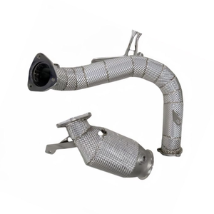 Tubo de Escape con Protector Térmico de Acero Inoxidable para Audi A5 2.0T B9.5 2021-2024, Colector de Escape para Tuning de Automóviles - Product Image 5