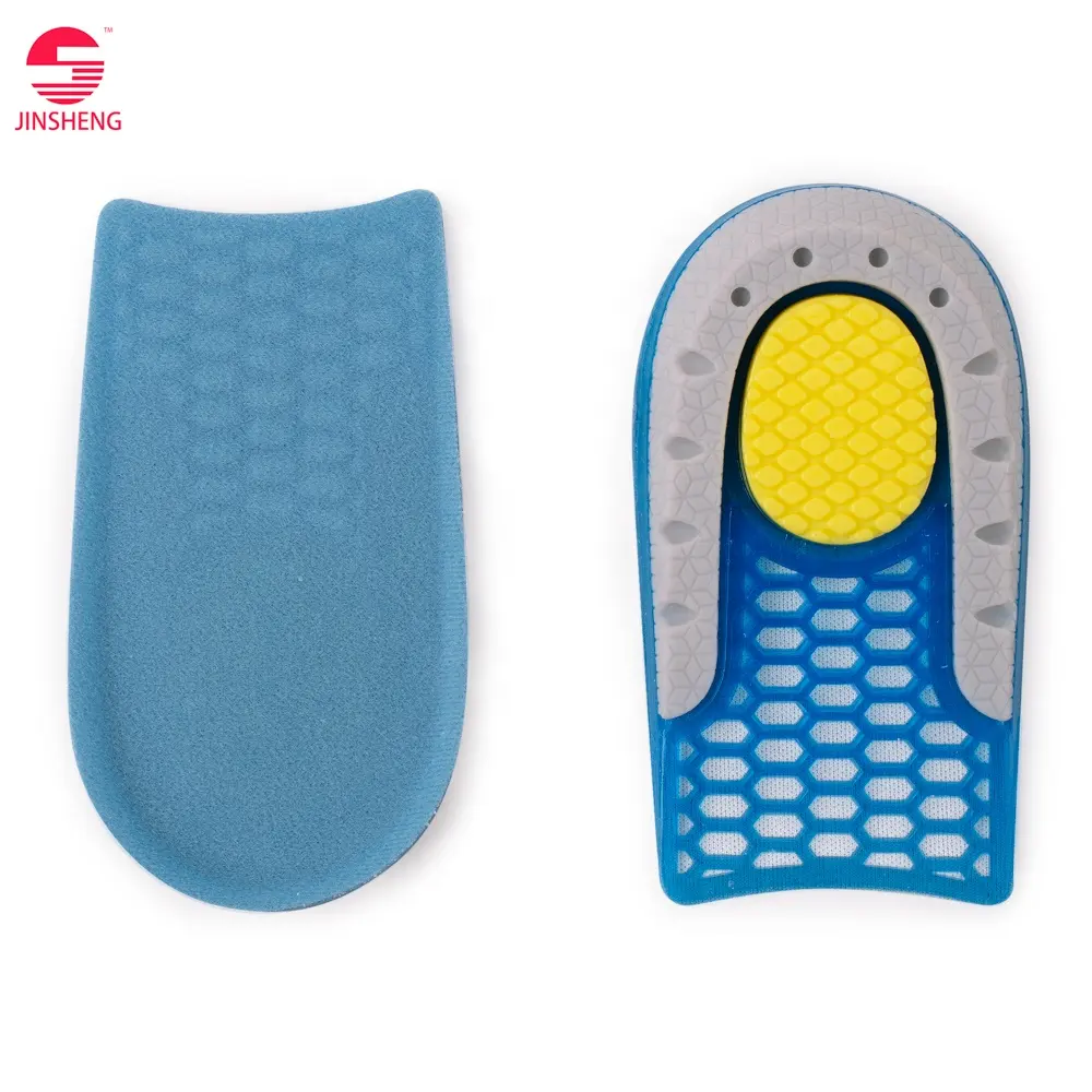 Hot Selling Gel Height Increase Insoles 1 Pair, Shock Absorption Heel Cushion Pads, Height Lift Shoes Inserts for Men & Women