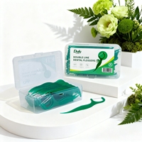 Fil dentaire double avec cure-dents pour orthodontie, nettoyage des espaces entre les dents, idéal pour les voyages – Prix direct grossiste pour soins quotidiens